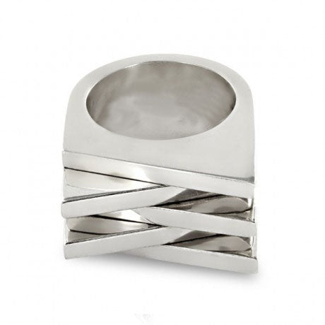 Mens silver statement on sale rings